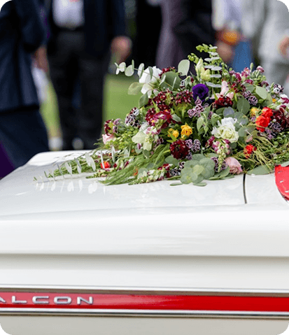 Funeral floral arrangements